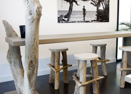 contraste des matières ...